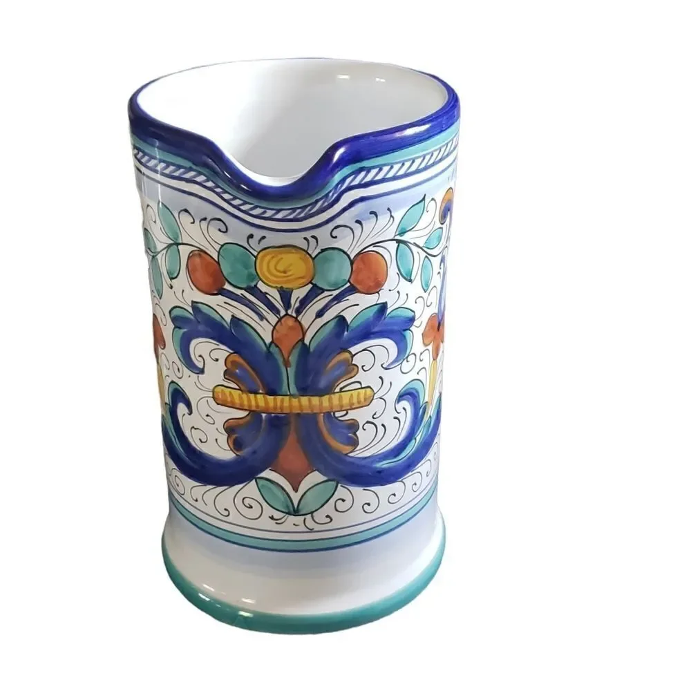 Handpainted Made in Italy Ceramic Bowl & Pitcher Set